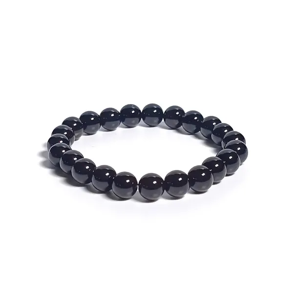 Multicolour_Natural_Onyx_Beaded_Bracelet,_8Mm_Stones_With_Silver_Accent_For_Men_And_Women_Multi_Crystal_Bracelet
