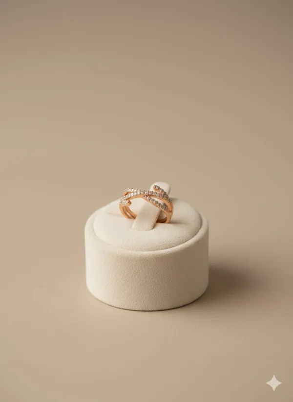 CRUSSTIQUE_GOLD_Rose_Gold_Infinity_Ring_with_Cubic_Zirconia,_Twisted_Crossover_Band,_Fashion_Statement_Jewelry_for_Women_(Design_11)