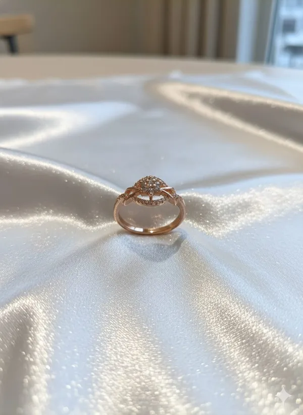 CRUSSTIQUE_GOLD_Elegant_Rose_Gold_Infinity_Heart_Ring_with_Cubic_Zirconia,_Double_Heart_Design,_Fashion_Statement_Jewelry_(Design_12)