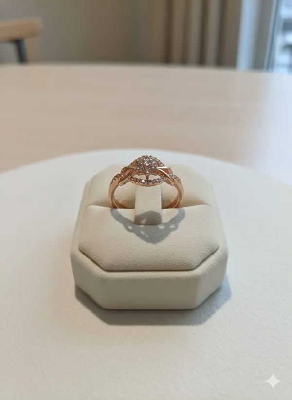 CRUSSTIQUE_GOLD_Elegant_Rose_Gold_Infinity_Heart_Ring_with_Cubic_Zirconia,_Double_Heart_Design,_Fashion_Statement_Jewelry_(Design_12)