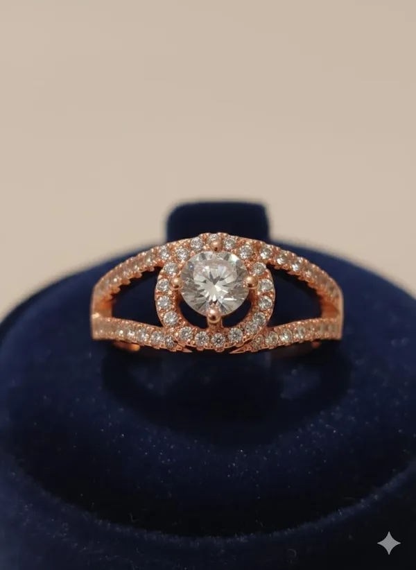 CRUSSTIQUE_GOLD_Elegant_Rose_Gold_Engagement_Ring_with_Round_Cut_Crystal,_Split_Shank_Design,_Pave_Set_Cubic_Zirconia,_Women's_Fashion_Jewelry_(Design_13)