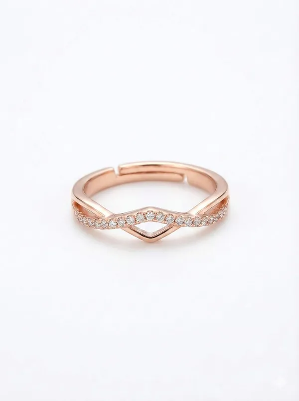 CRUSSTIQUE_GOLD_Elegant_Rose_Gold_Adjustable_Ring_with_Crystal_Geometric_Design,_Modern_Fashion_Jewelry_for_Women,_CZ_Diamond_Accent_(Design_1)