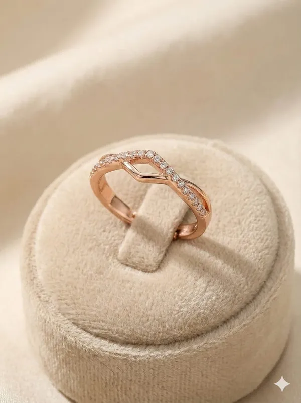 CRUSSTIQUE_GOLD_Elegant_Rose_Gold_Adjustable_Ring_with_Crystal_Geometric_Design,_Modern_Fashion_Jewelry_for_Women,_CZ_Diamond_Accent_(Design_1)