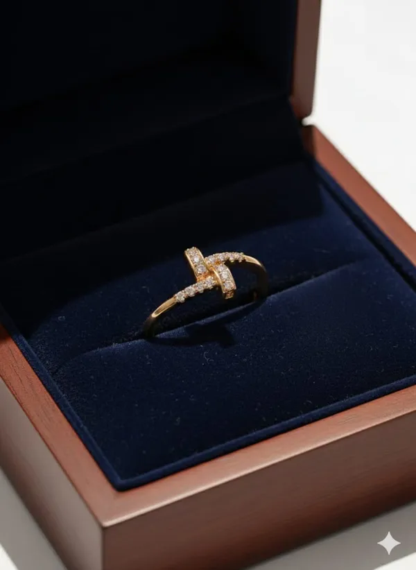 CRUSSTIQUE_GOLD_Elegant_Oval_Cut_Engagement_Ring,_Rose_Gold_Plated,_Cubic_Zirconia_Crystal_with_Pave_Band,_Bridal_Wedding_Jewelry_(Design_3)