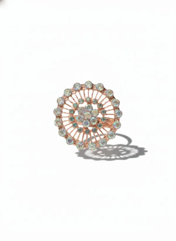 Vintage_Rose_Gold_Crystal_Statement_Ring,_Round_Sunburst_Design,_Iridescent_Rhinestone_Cocktail_Ring,_Adjustable_Size_(Design_3)