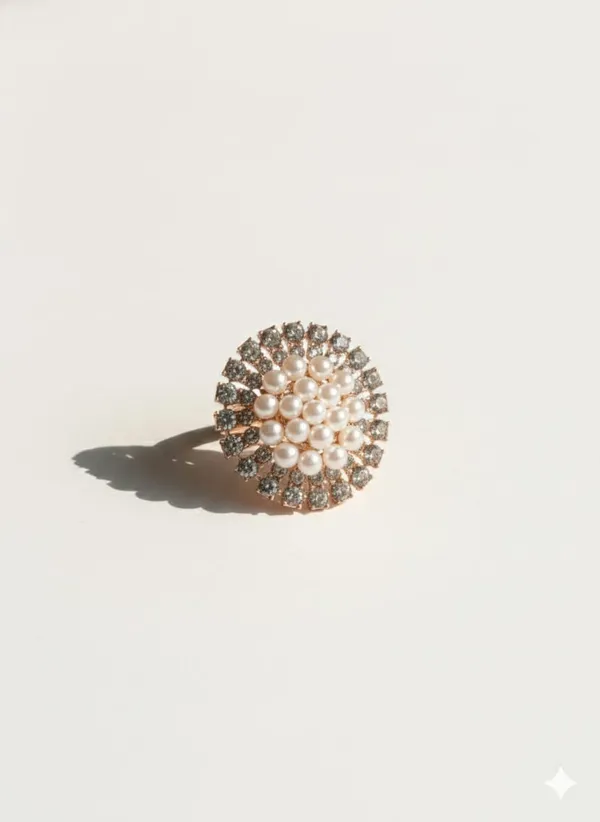 Elegant_Pearl_and_Crystal_Statement_Ring,_Rose_Gold_Plated,_Round_Cluster_Design,_Fashion_Cocktail_Party_Jewelry,_(Design_6)