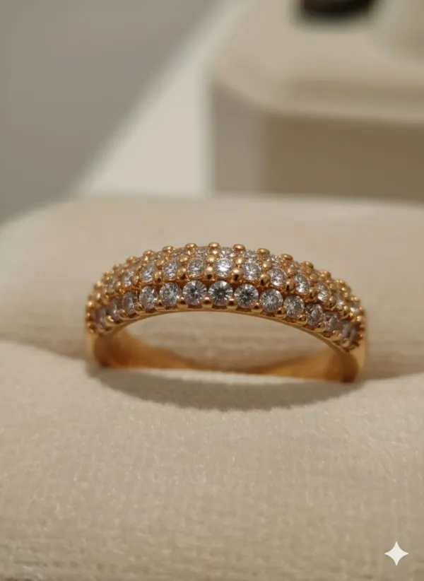 CRUSSTIQUE_GOLD_18K_Gold_Plated_Cubic_Zirconia_Ring,_Elegant_Wedding_Band_Style,_Dainty_Crystal_Pave_Setting,_Fashion_Jewelry_for_Women_(Design_9)