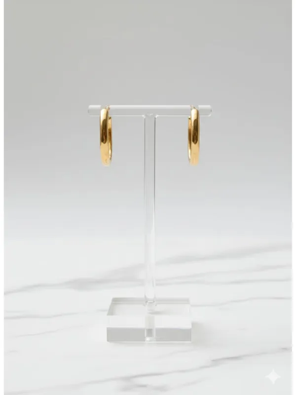 CRUSSTIQUE_GOLD_Classic_Gold_Hoop_Earrings_�_Minimal_Elegant_Design_for_Everyday_Wear