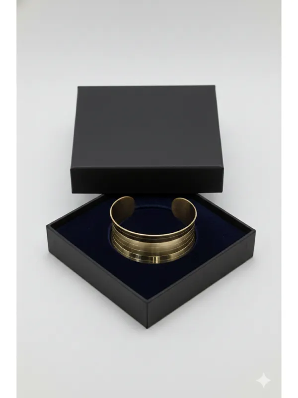 CRUSSTIQUE_GOLD_Minimalist_Multi-Layered_Gold_Cuff_Bracelet_for_Women