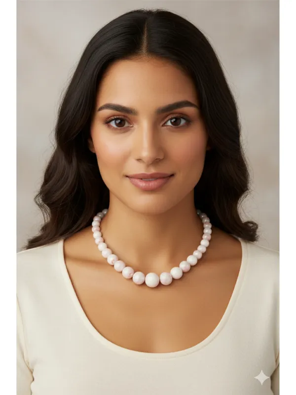 CRUSSTIQUE_GOLD_Minimalist_Pearl-White_Graduated_Beaded_Necklace
