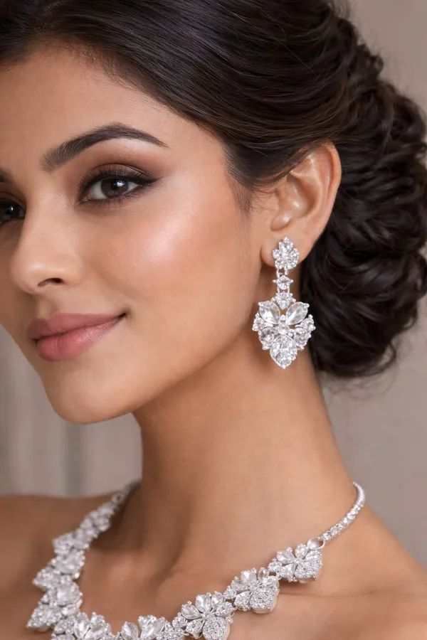 Royal_Floral_Diamond-Cuts_Statement_Necklace_Set