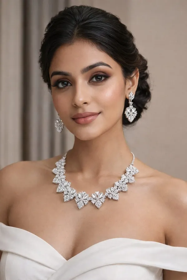 Royal_Floral_Diamond-Cuts_Statement_Necklace_Set