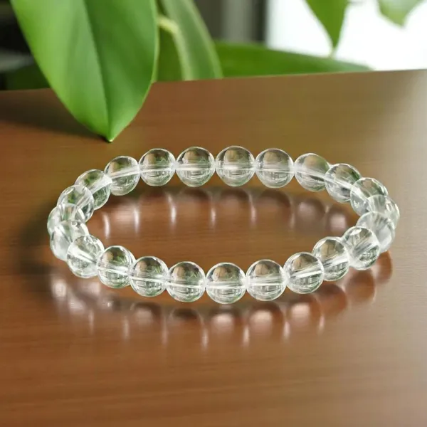 Multicolour_Natural_Crystal_Sphatik_Beaded_Bracelet,_Clear_Quartz_Gemstone_Jewellery_For_Men_And_Women,_Healing_Energy_And_Spiritual_Balance_Wristband