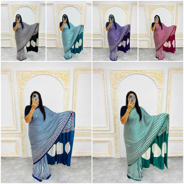 Elegant_Ajrakh_Print_Modal_Silk_Saree_|_Premium_Traditional_Saree_Collection