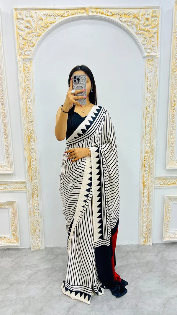 WHITE_AND_RED_BINDI_PALLU_Handcrafted_Ajrakh_Saree_�_Traditional_Ethnic_Wear_for_Women