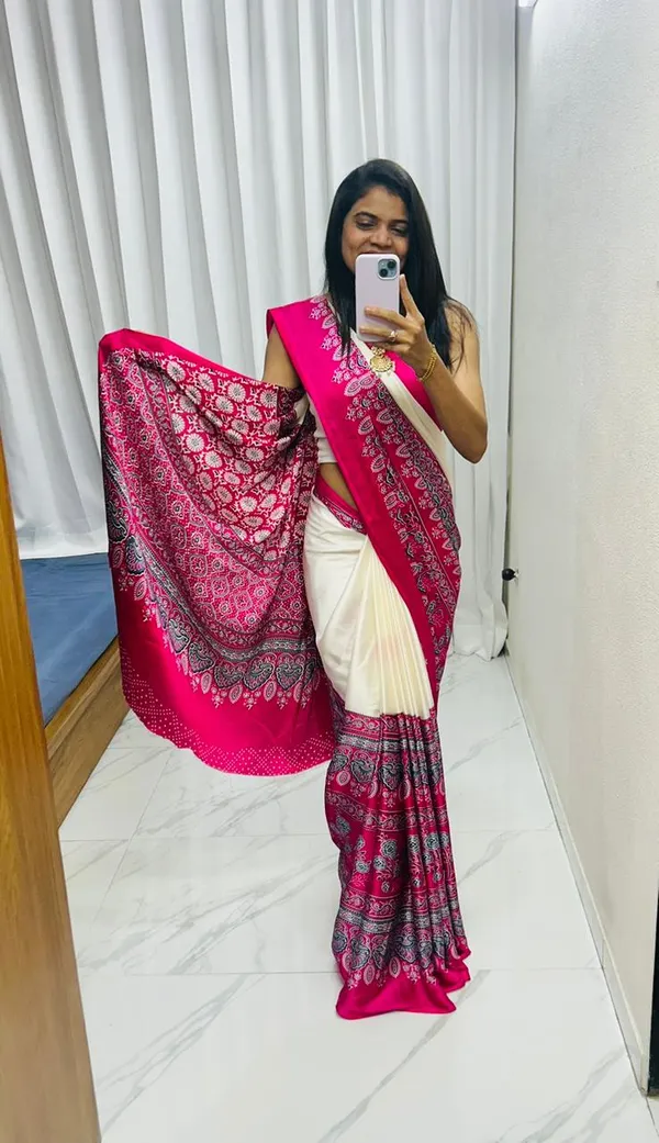 Pink_Pure_Gajji_Soft_Silk_Ajrakh_Saree_for_Women_|_Traditional_Ajrakh_Designer_Saree_Online