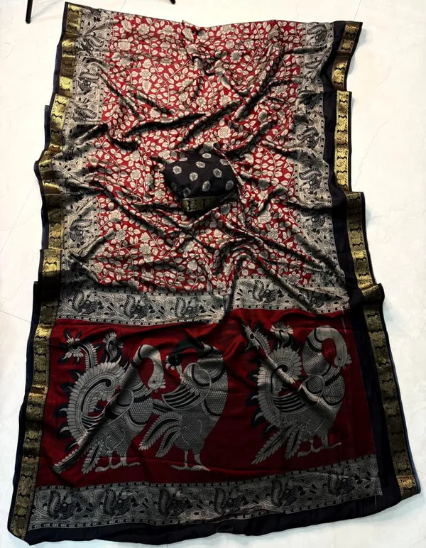 Elegant_Black_Dola_Silk_Saree_with_Floral_Weaving_&_Rich_Border_|_Premium_Festive_Wear_Saree