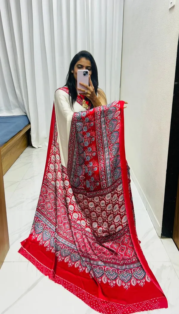 Red_Lagdi_Pure_Gajji_Soft_Silk_Ajrakh_Saree_|_Premium_Handcrafted_Ajrakh_Print_Silk_Saree