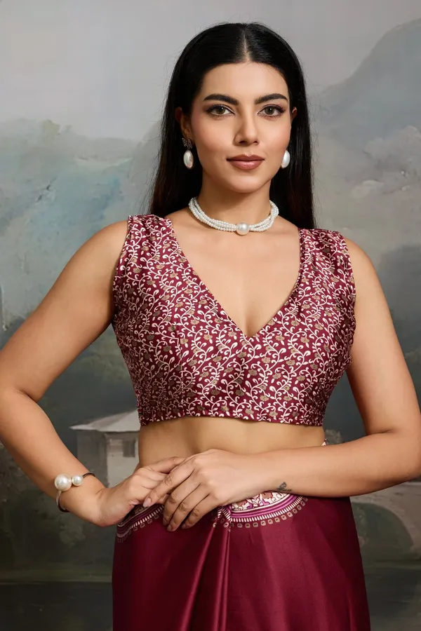 Pink_Modal_Ajrakh_Printed_Silk_Saree