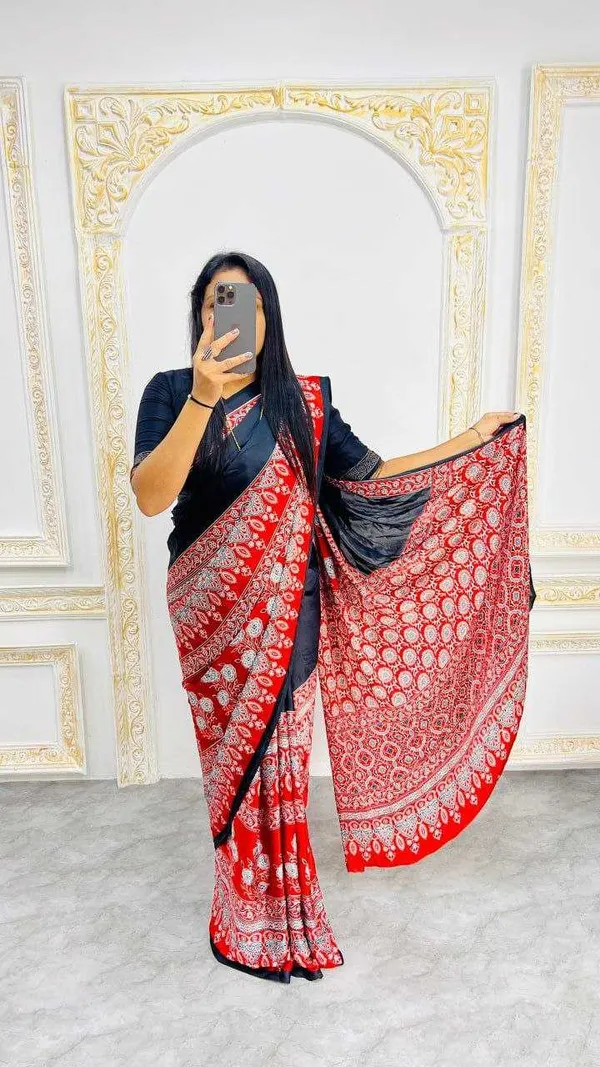 Handcrafted_Ajrakh_Modal_Silk_Saree_|_Soft,_Elegant_&_Timeless_Ethnic_Wear