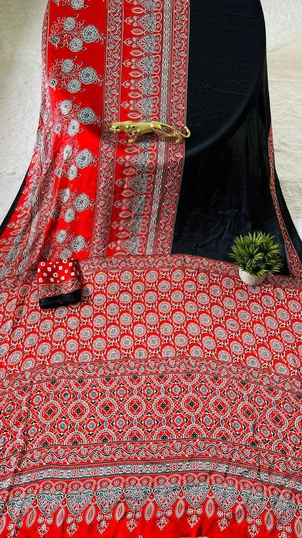 Handcrafted_Ajrakh_Modal_Silk_Saree_|_Soft,_Elegant_&_Timeless_Ethnic_Wear