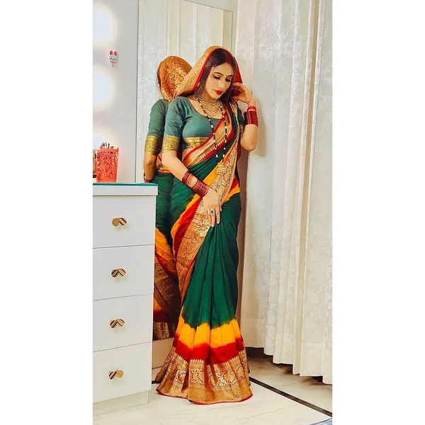 Luxury_Cotton_Silk_Saree_with_Traditional_Zari_Work_|_Premium_Ethnic_Saree_for_Women