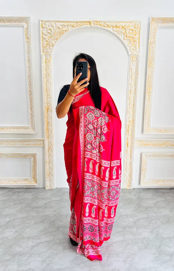 Premium_Ajrakh_Model_Silk_Saree