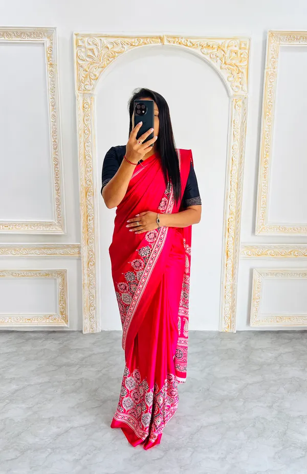Premium_Ajrakh_Model_Silk_Saree