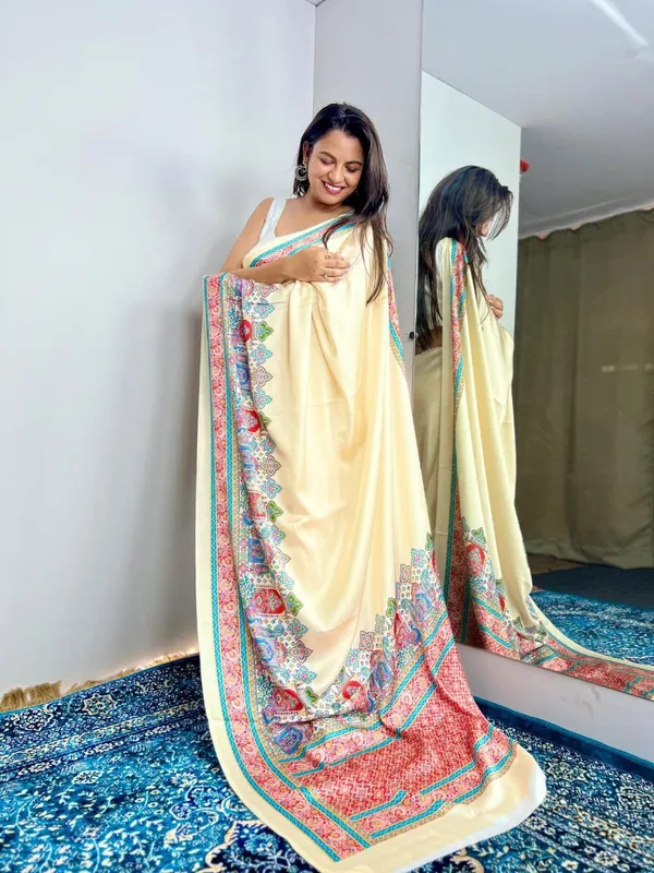 Ivory_Cream_Digital_Print_Saree_with_Luxury_Hand-Feel_|_Premium_Elegant_Saree_Collection
