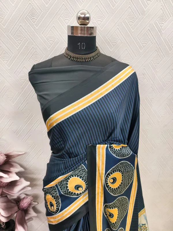 Mustard_Yellow_Stripe_Ajrakh_Modal_Satin_Silk_Saree_with_Polka_Pallu_|_Premium_Soft_Silk_Saree