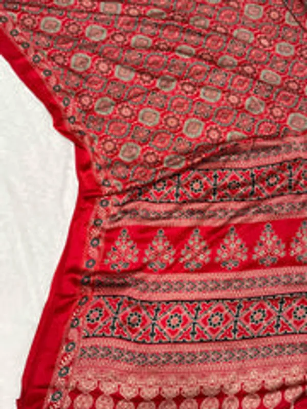 Red_Ajrakh_Printed_Soft_Modal_Silk_Natural_Print_Saree