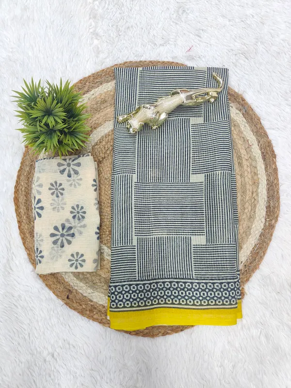 Designer_Yellow_Linen_Saree_with_|_Premium_Soft_Linen_Saree