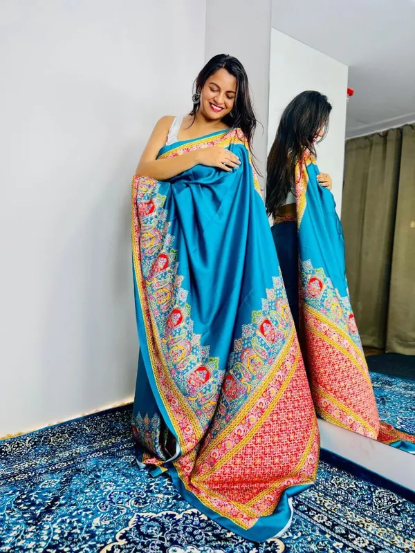 Blue_Digital_Print_Saree_with_Luxury_Hand-Feel_|_Premium_Elegant_Saree_Collection