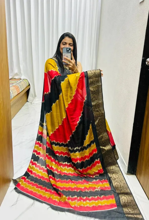 Luxury_Dola_Silk_Saree_with_Rich_Jacquard_Border_|_Wedding_&_Festive_Wear_Saree