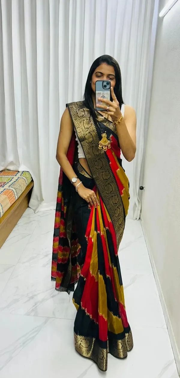 Luxury_Dola_Silk_Saree_with_Rich_Jacquard_Border_|_Wedding_&_Festive_Wear_Saree