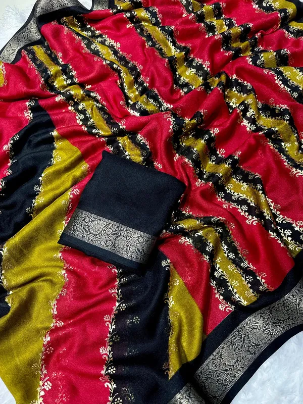 Luxury_Dola_Silk_Saree_with_Rich_Jacquard_Border_|_Wedding_&_Festive_Wear_Saree