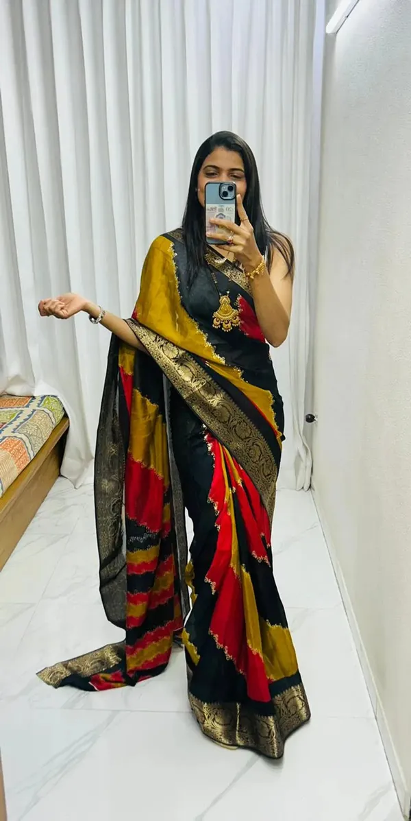 Luxury_Dola_Silk_Saree_with_Rich_Jacquard_Border_|_Wedding_&_Festive_Wear_Saree