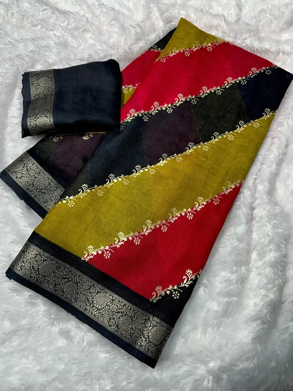 Luxury_Dola_Silk_Saree_with_Rich_Jacquard_Border_|_Wedding_&_Festive_Wear_Saree