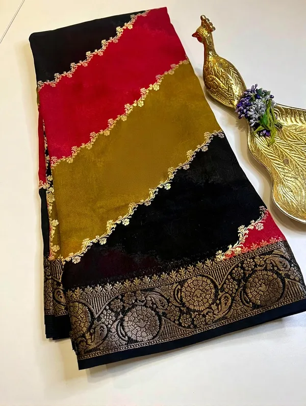 Premium_Marshmellow_Saree_with_Rich_Jacquard_Border_|_Soft_Designer_Party_Wear
