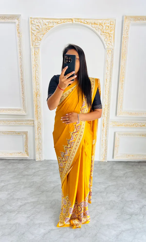 Premium_Ajrakh_Model_Silk_Saree