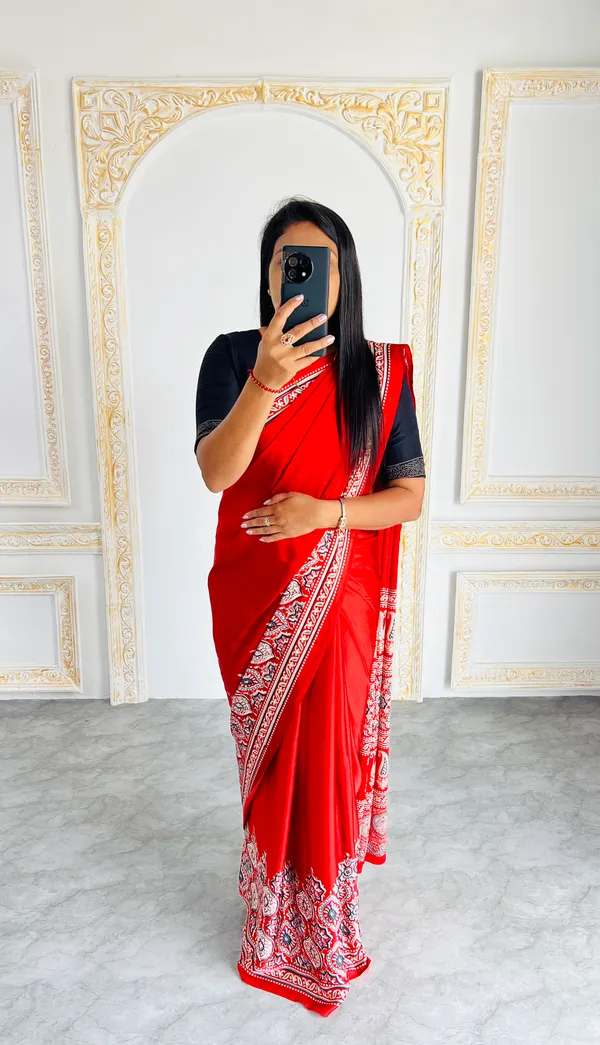 Premium_Ajrakh_Model_Silk_Saree