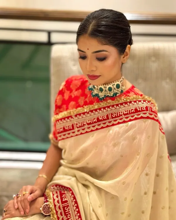 Premium_Ajrakh_Model_Silk_Saree_For_Women_New_Ajrakh_Saree
Women