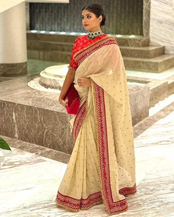 Premium_Ajrakh_Model_Silk_Saree_For_Women_New_Ajrakh_Saree
Women