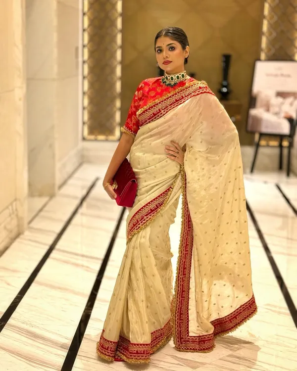Premium_Ajrakh_Model_Silk_Saree_For_Women_New_Ajrakh_Saree
Women