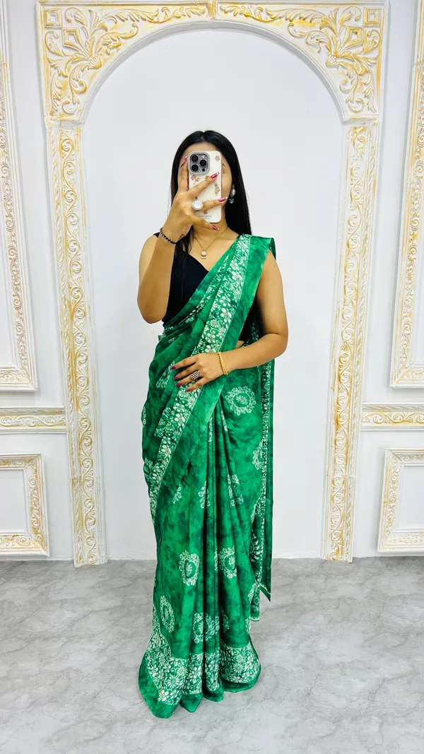 Ajrakh_Printed_Modal_Silk_Saree_With_Ajrakh_Blouse