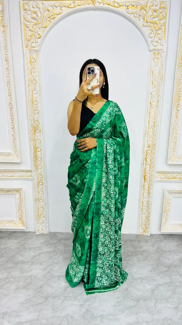 Ajrakh_Printed_Modal_Silk_Saree_With_Ajrakh_Blouse