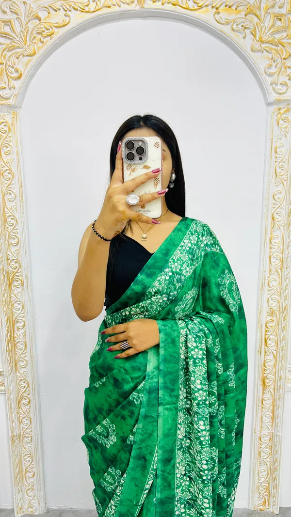 Ajrakh_Printed_Modal_Silk_Saree_With_Ajrakh_Blouse