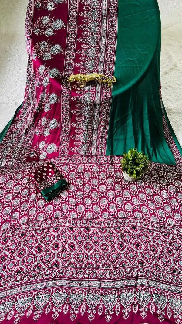 Premium_Ajrakh_Modal_Silk_Saree_for_Festive_&_Cultural_Wear_|_NavinyaVastra