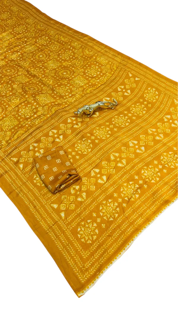 Premium_Ajrakh_Model_Silk_Saree_For_Women_New_Ajrakh_Saree
Women