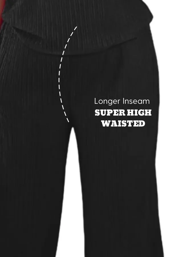 Black_Ribbed_Lycra_Premium_Ribbed_Tee_&_Pocket_Wide_Leg_Pants_Set
